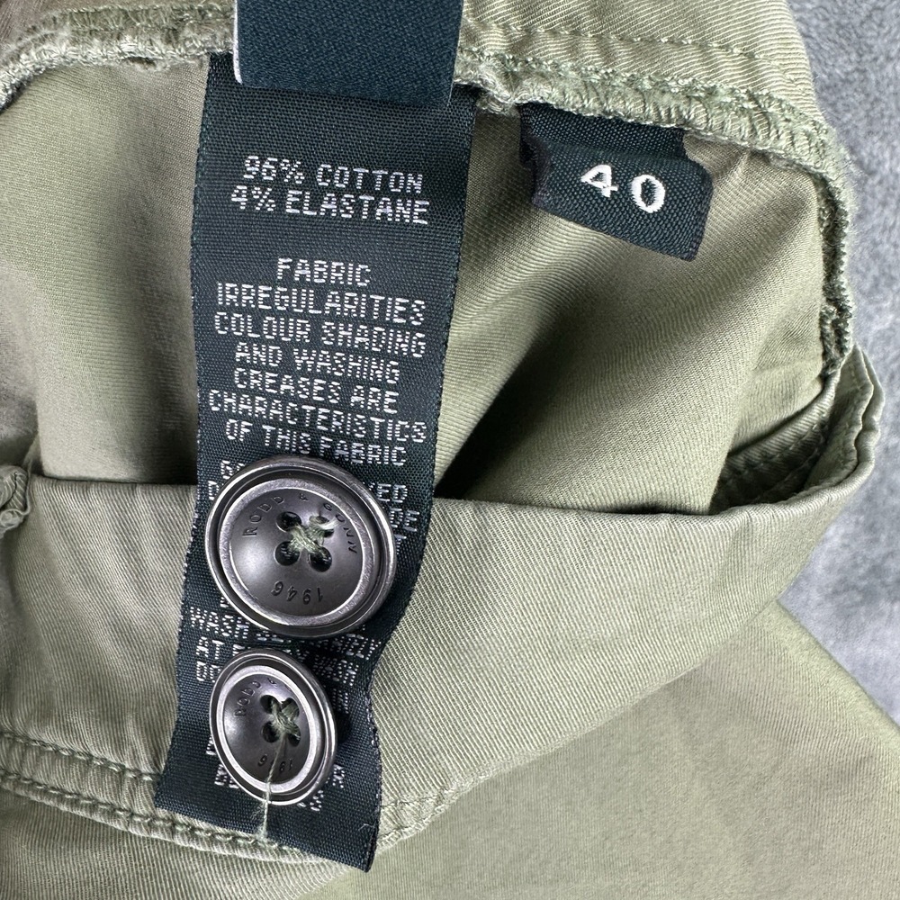 Rodd & Gunn Men's Chino Shorts Olive Green Size 40 Stretch Flat Front Casual - Picture 10 of 11
